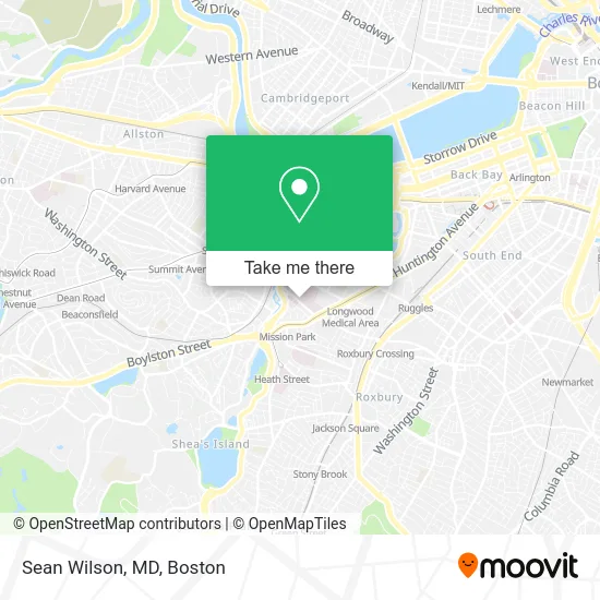 Sean Wilson, MD map