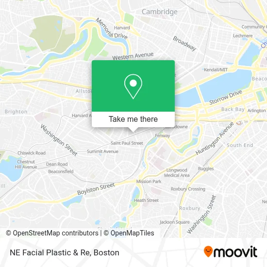 NE Facial Plastic & Re map