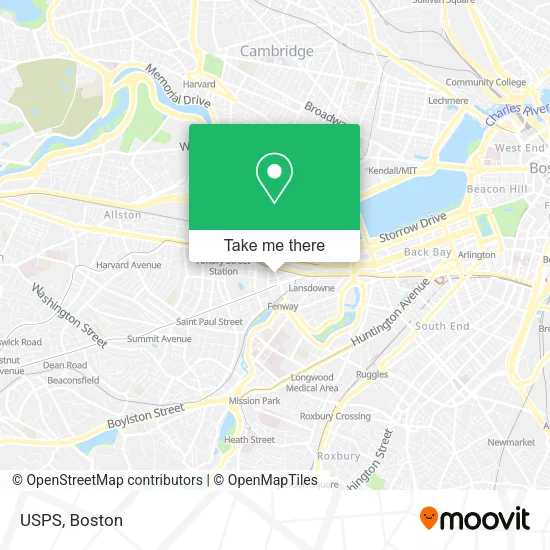 Mapa de USPS