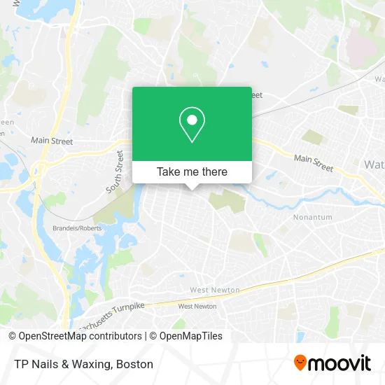 Mapa de TP Nails & Waxing