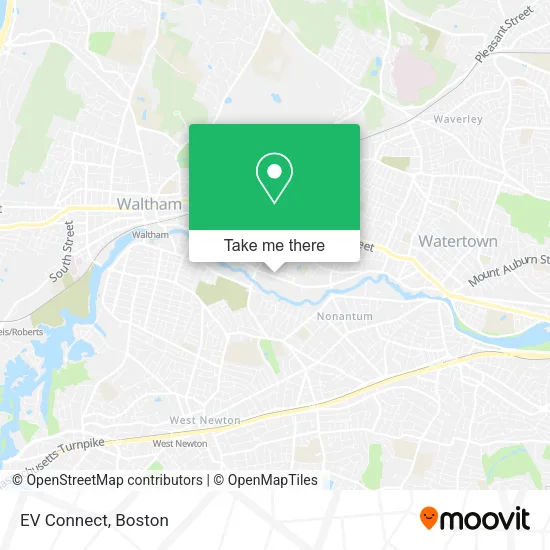 Mapa de EV Connect