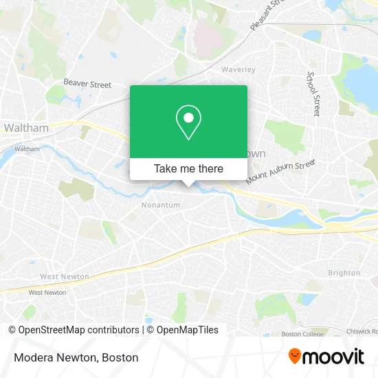 Mapa de Modera Newton