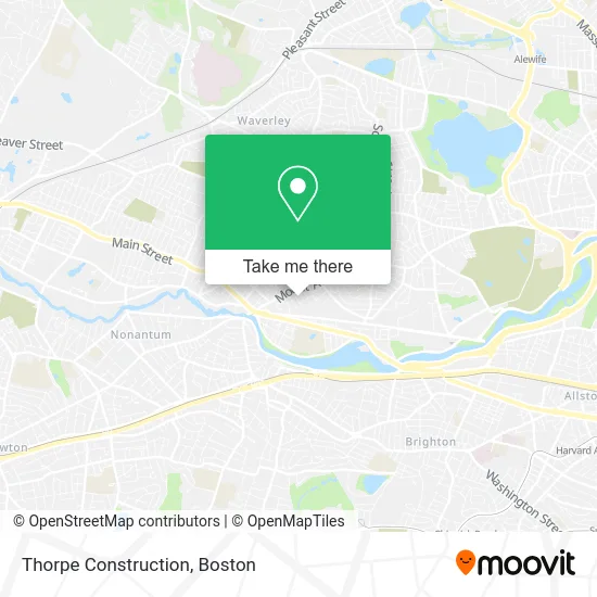Thorpe Construction map