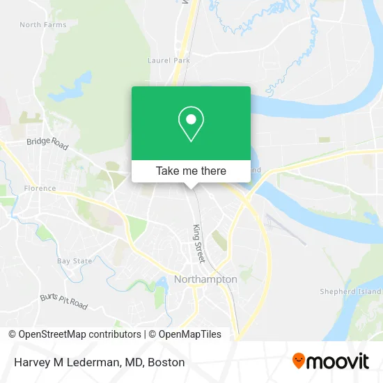 Mapa de Harvey M Lederman, MD