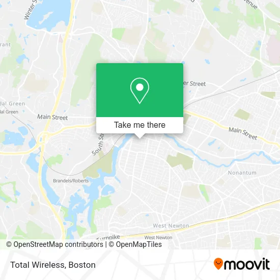 Mapa de Total Wireless