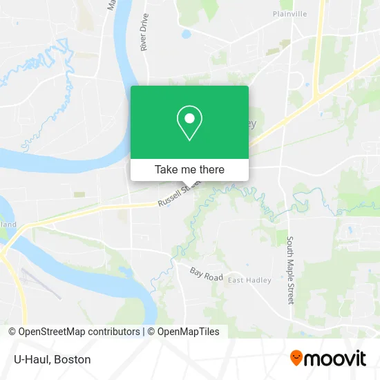 U-Haul map