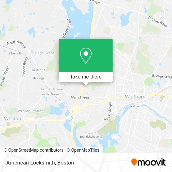 American Locksmith map