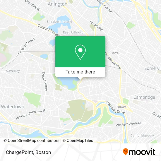 Mapa de ChargePoint