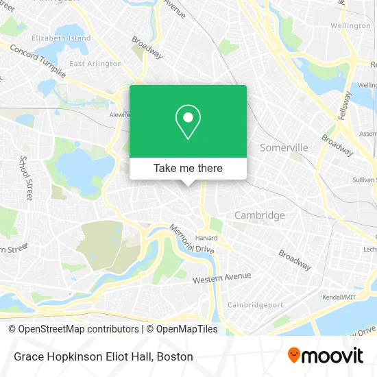 Grace Hopkinson Eliot Hall map