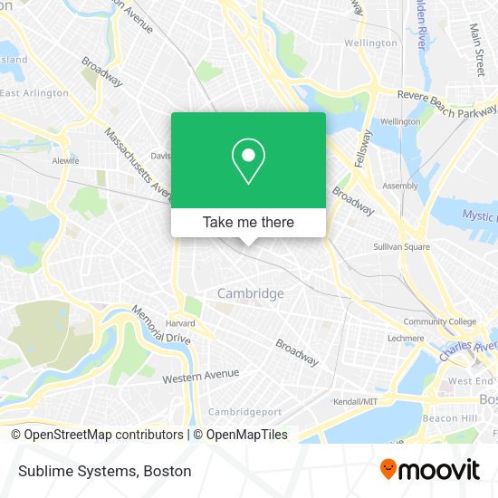 Sublime Systems map