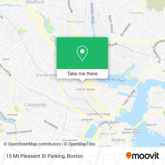 15 Mt Pleasant St Parking map