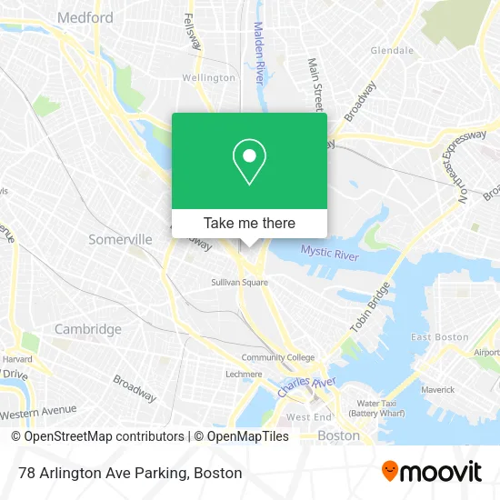 78 Arlington Ave Parking map