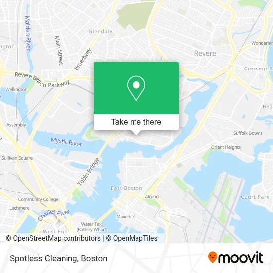 Spotless Cleaning map