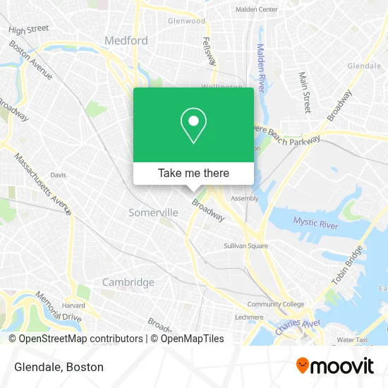 Glendale map