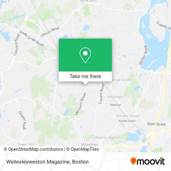 Mapa de Wellesleyweston Magazine