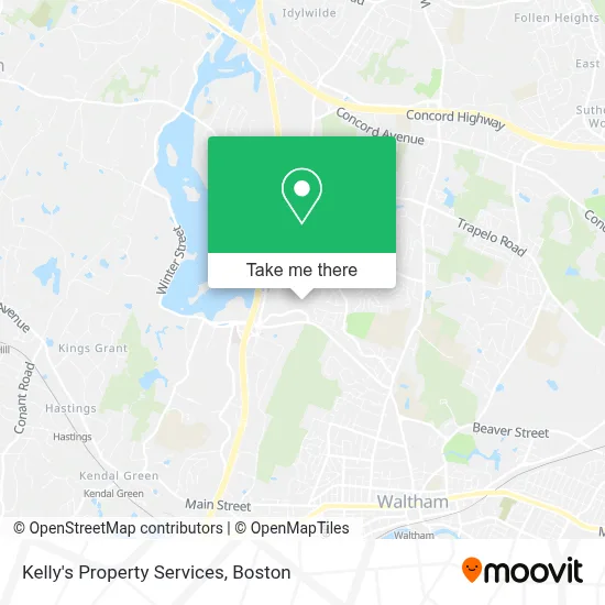 Kelly's Property Services map
