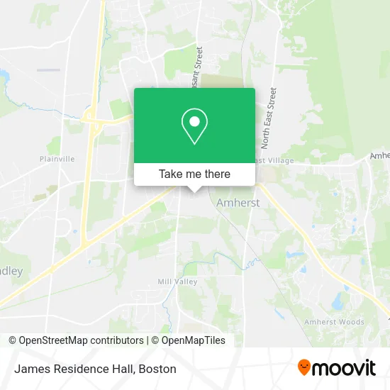 James Residence Hall map