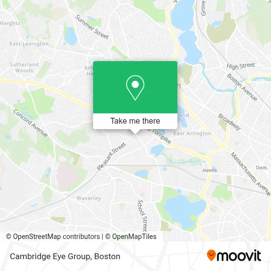 Cambridge Eye Group map