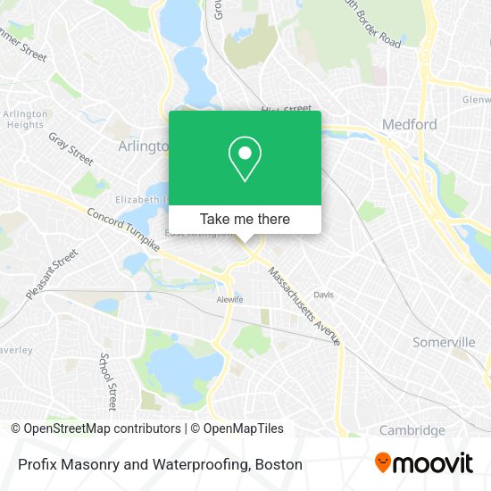 Profix Masonry and Waterproofing map