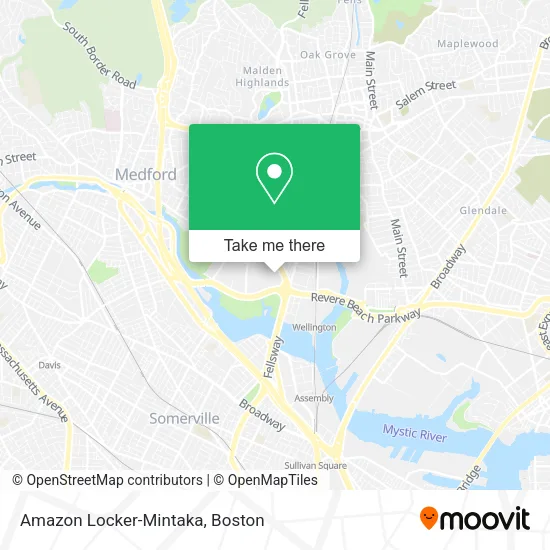 Amazon Locker-Mintaka map