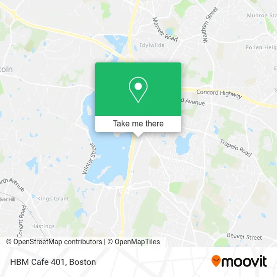 HBM Cafe 401 map