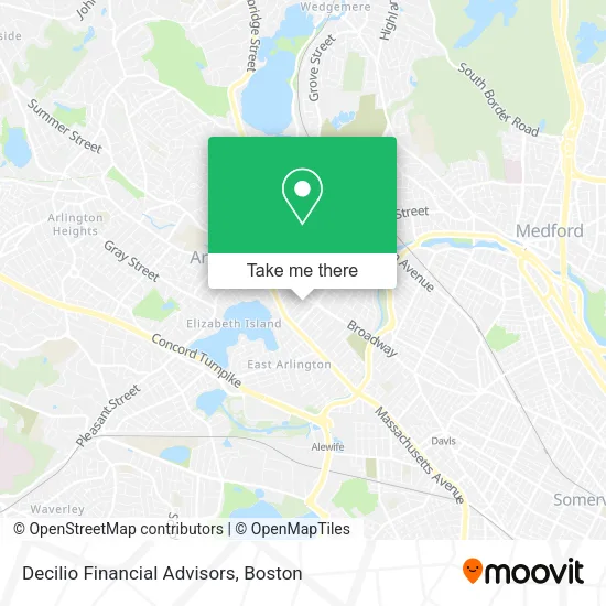 Decilio Financial Advisors map