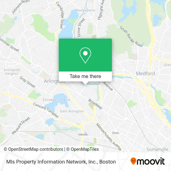 Mls Property Information Network, Inc. map