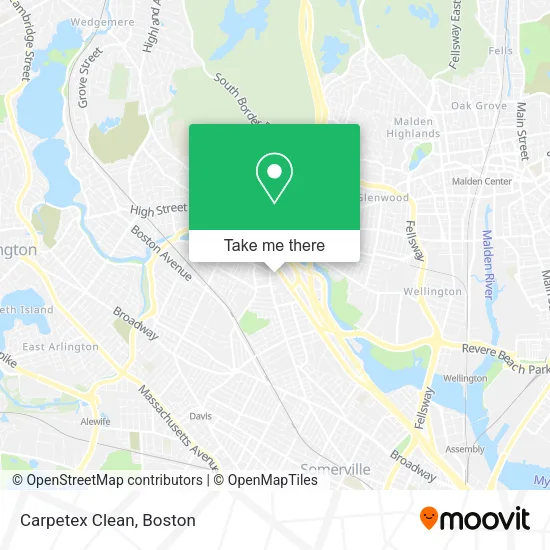 Carpetex Clean map