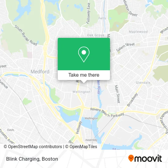 Blink Charging map