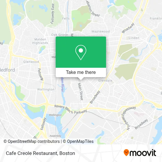 Cafe Creole Restaurant map