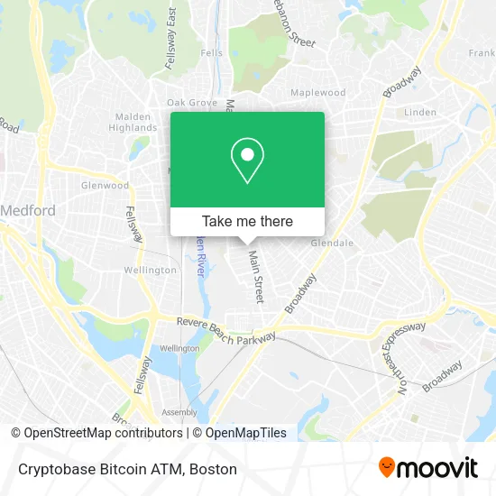 Mapa de Cryptobase Bitcoin ATM