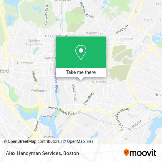 Alex Handyman Services map