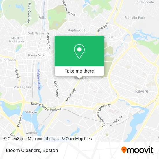 Bloom Cleaners map