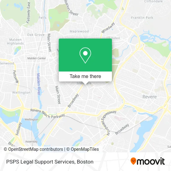 PSPS Legal Support Services map
