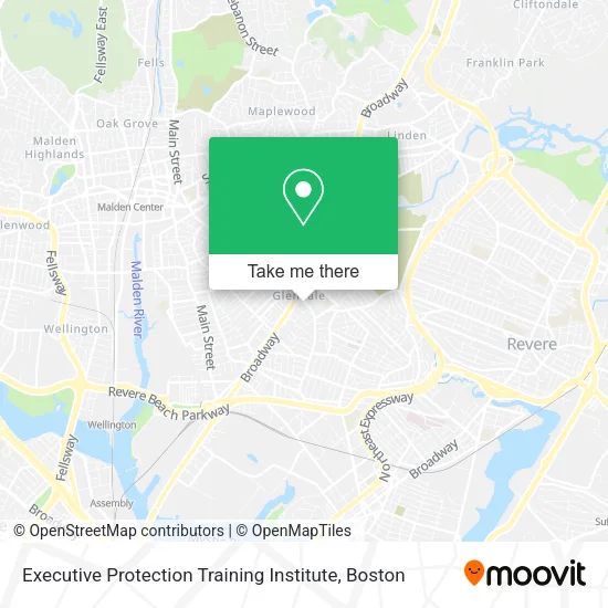 Executive Protection Training Institute map