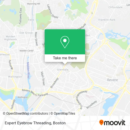 Mapa de Expert Eyebrow Threading