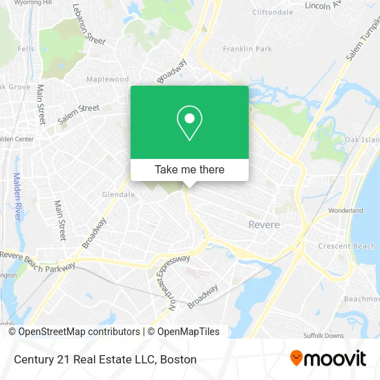 Century 21 Real Estate LLC map