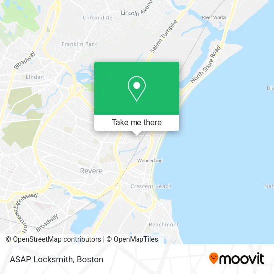 ASAP Locksmith map
