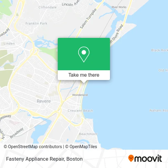 Fasteny Appliance Repair map