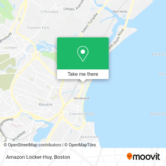 Amazon Locker-Huy map