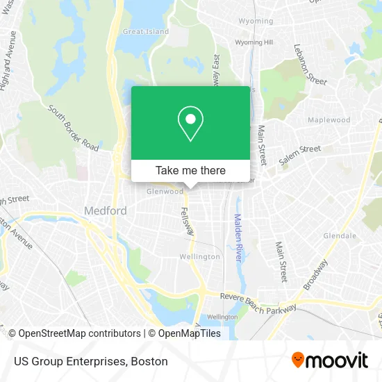 Mapa de US Group Enterprises