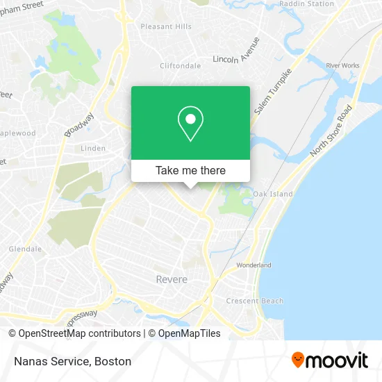 Nanas Service map