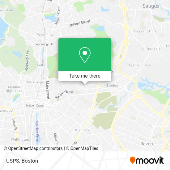 USPS map