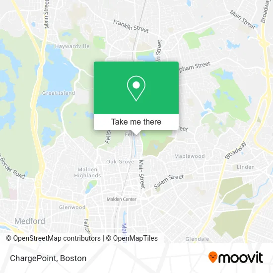 ChargePoint map