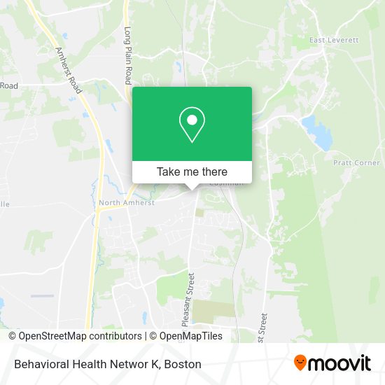 Behavioral Health Networ K map