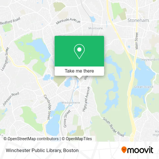 Winchester Public Library map