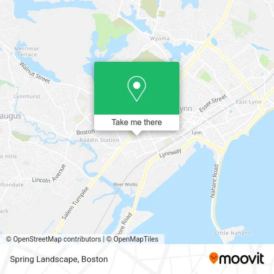 Spring Landscape map