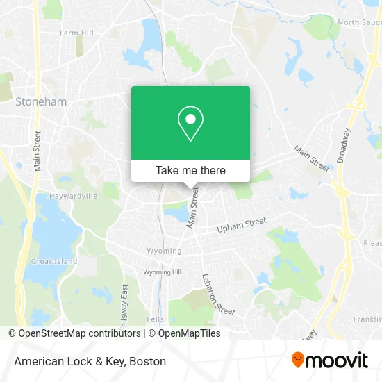 American Lock & Key map