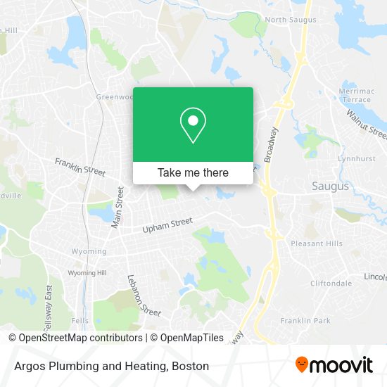 Argos Plumbing and Heating map