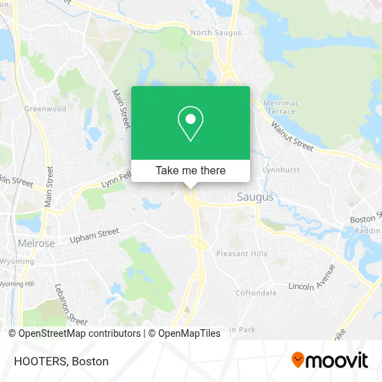 HOOTERS map